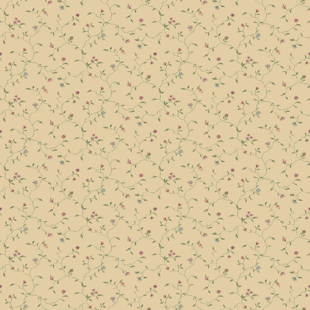 Galerie G67921 Cream Mini Floral Vine - Eade's Wallpaper