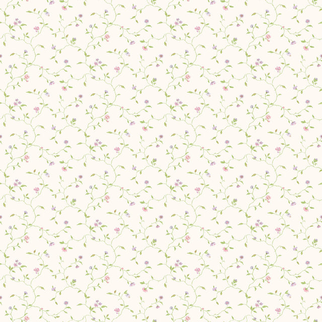 Galerie G67923 Cream Mini Floral Vine - Eade's Wallpaper