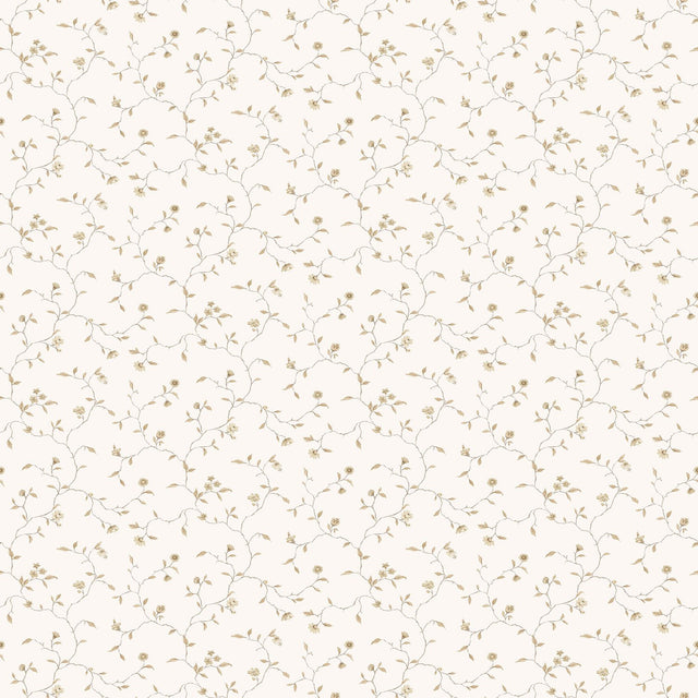 Galerie G67924 White Mini Floral Vine - Eade's Wallpaper