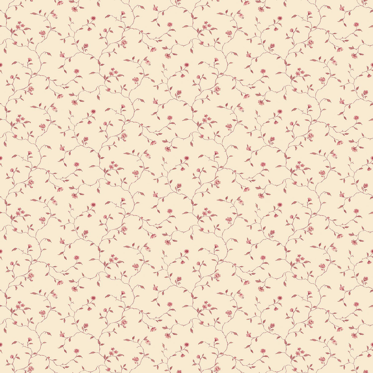 Galerie G67925 Cream Mini Floral Vine - Eade's Wallpaper