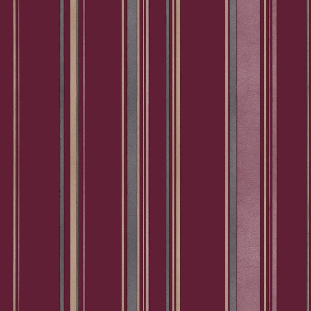 Galerie G68053 Red Casual Stripe - Eade's Wallpaper