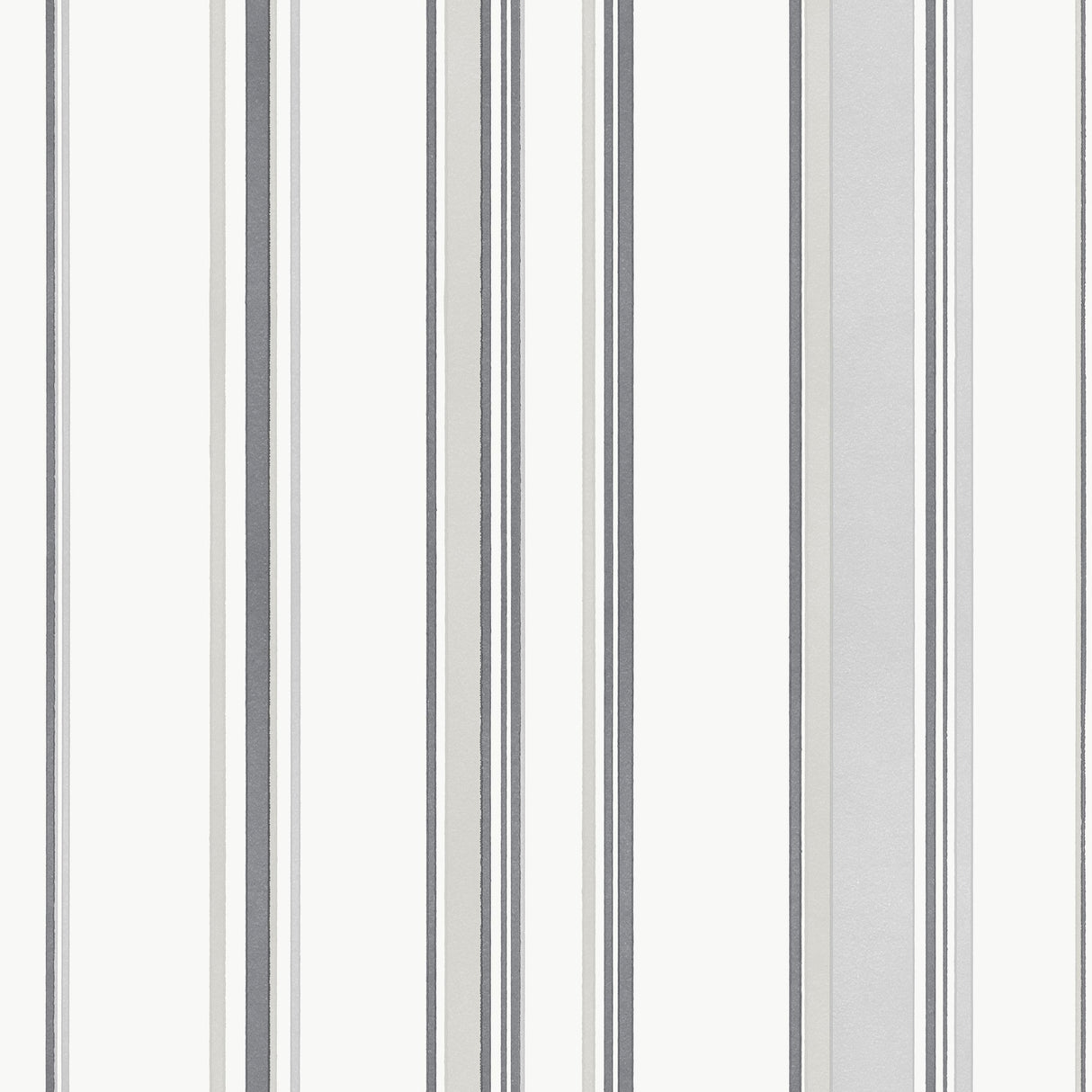 Galerie G68055 Silver Grey Casual Stripe - Eade's Wallpaper
