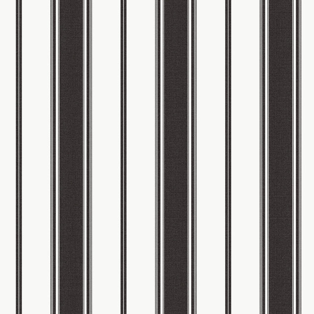 Galerie G68061 Black Heritage Stripe - Eade's Wallpaper