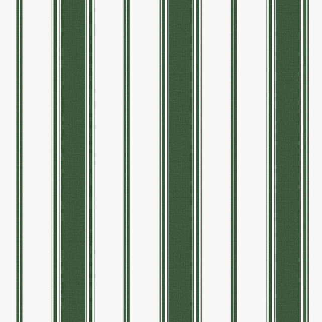 Galerie G68063 Green Heritage Stripe - Eade's Wallpaper