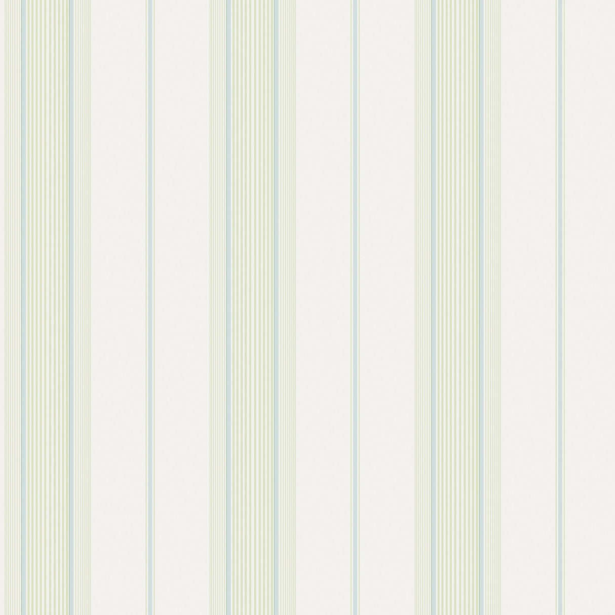 Galerie G68073 Green Slim Stripe - Eade's Wallpaper