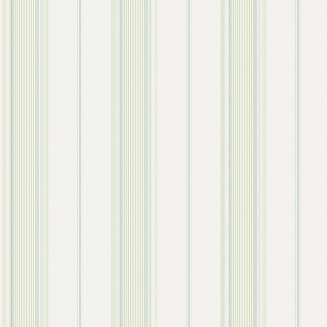 Galerie G68073 Green Slim Stripe - Eade's Wallpaper