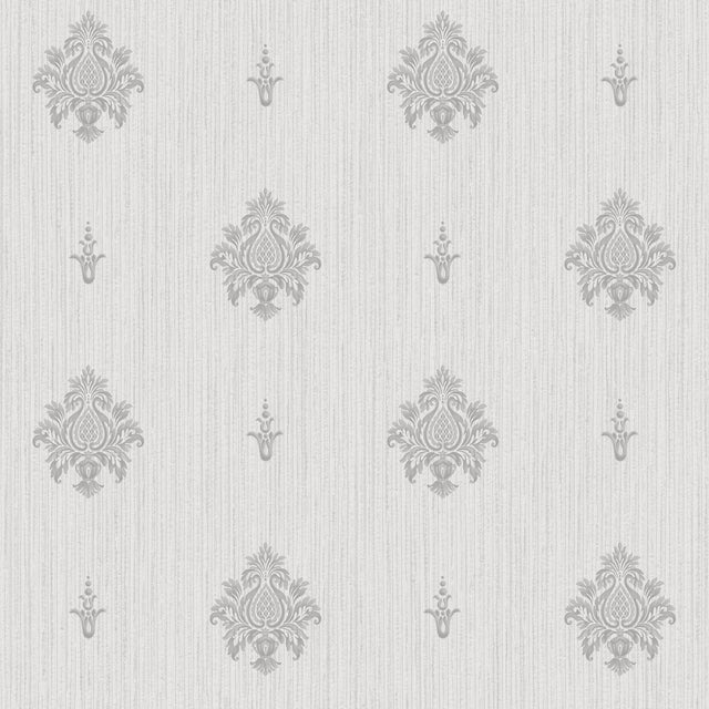 Galerie G68666 Silver Grey Italian Motif - Eade's Wallpaper