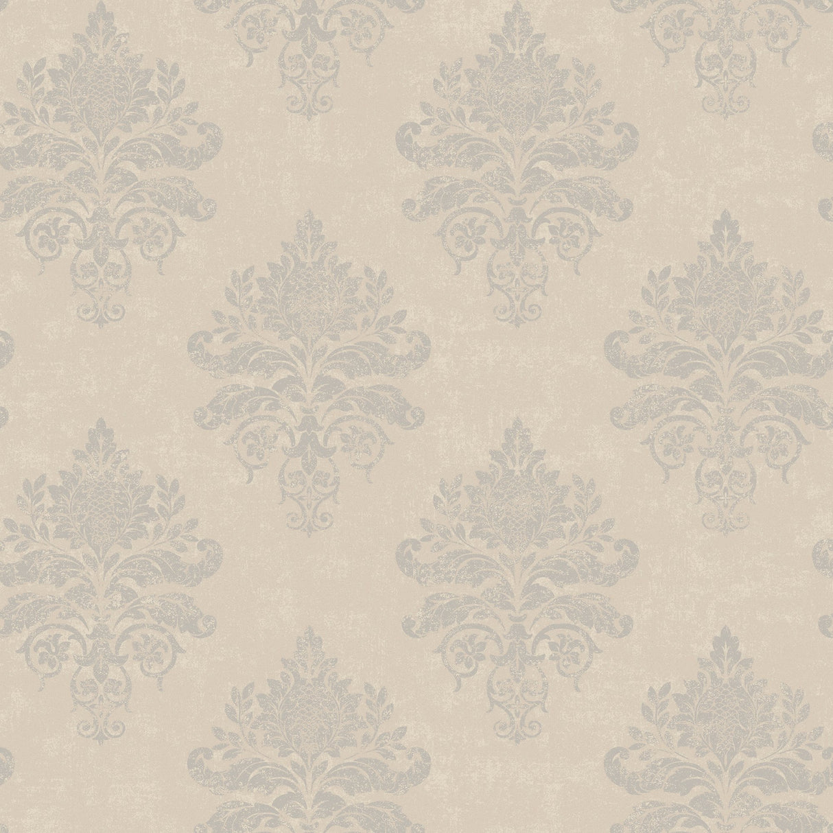Galerie G68668 Beige Medallion Damask - Eade's Wallpaper