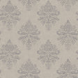 Galerie G68669 Silver Grey Medallion Damask - Eade's Wallpaper