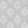 Galerie G68670 Silver Grey Medallion Damask - Eade's Wallpaper
