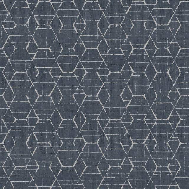 Galerie G78247 Blue Hextex - Eade's Wallpaper
