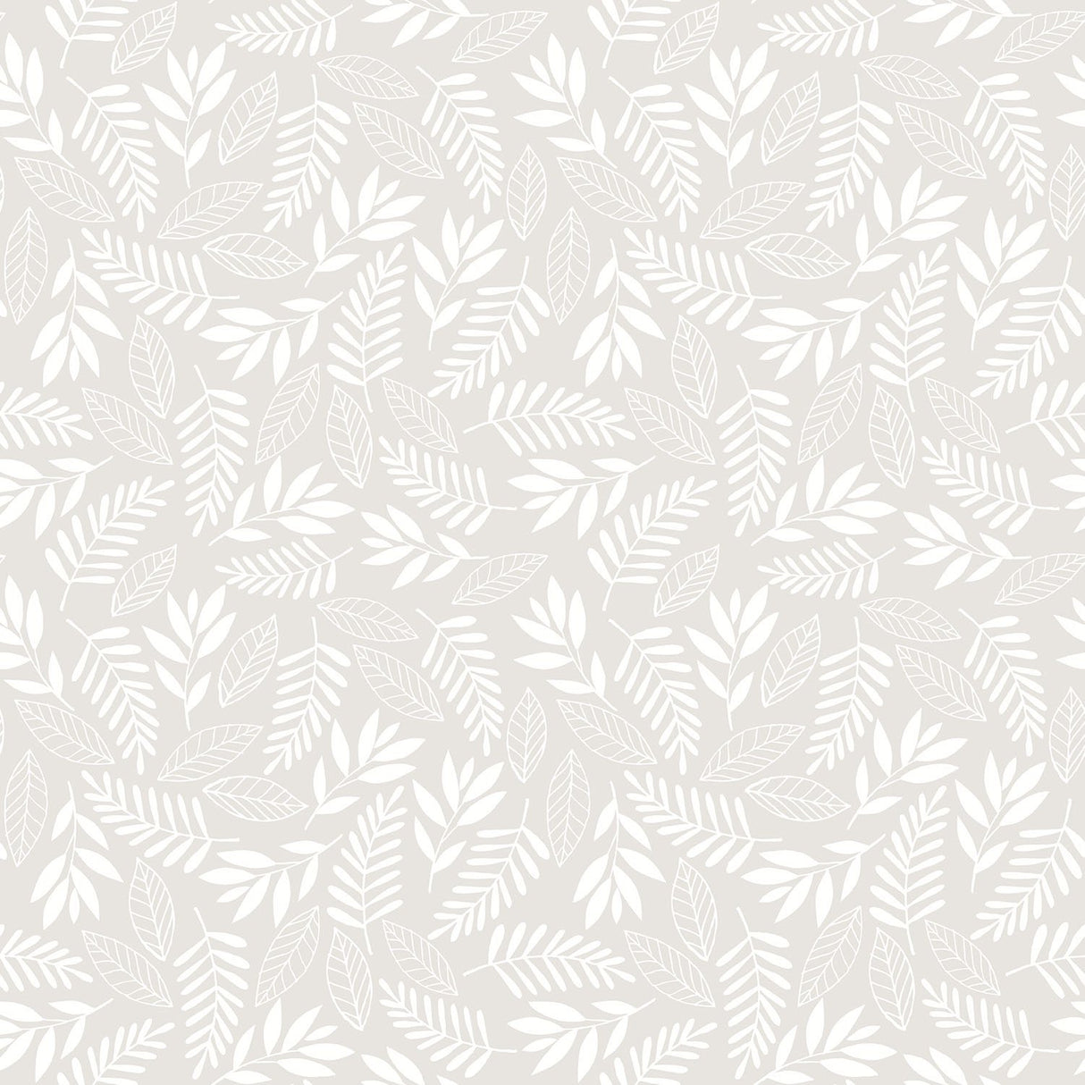 Galerie G78380 Silver Grey Koala Leaf - Eade's Wallpaper