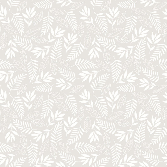 Galerie G78380 Silver Grey Koala Leaf - Eade's Wallpaper