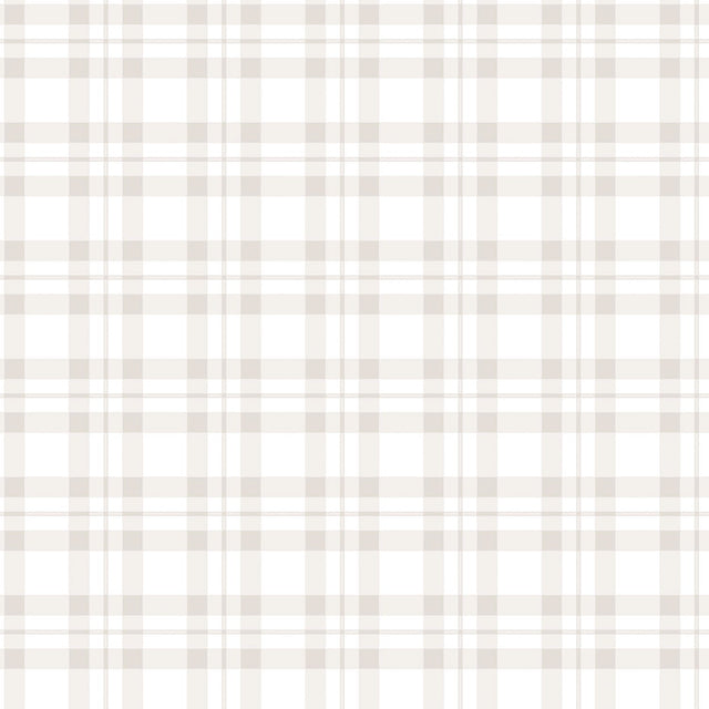 Galerie G78394 Silver Grey Plaid - Eade's Wallpaper