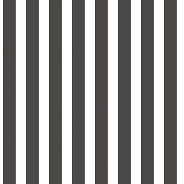 Galerie G78399 Black Regency Stripe - Eade's Wallpaper