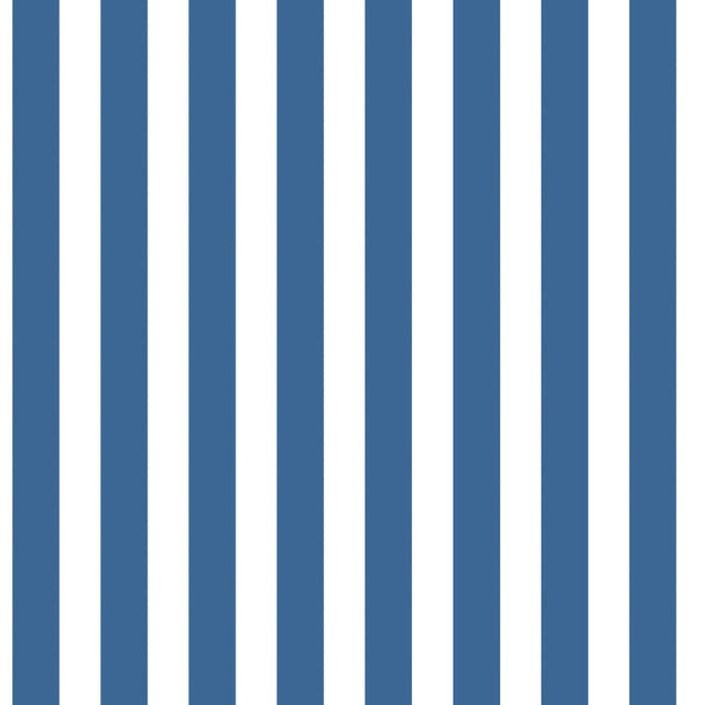 Galerie G78400 Blue Regency Stripe - Eade's Wallpaper