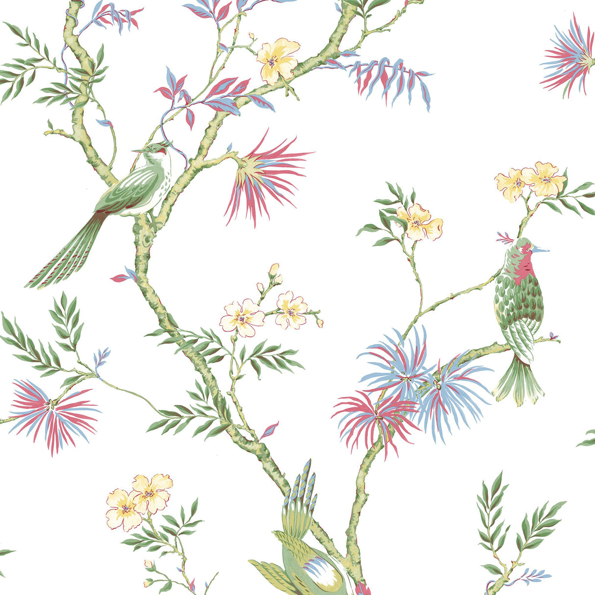 Galerie G78490 Multi-coloured Classic Bird Trail - Eade's Wallpaper