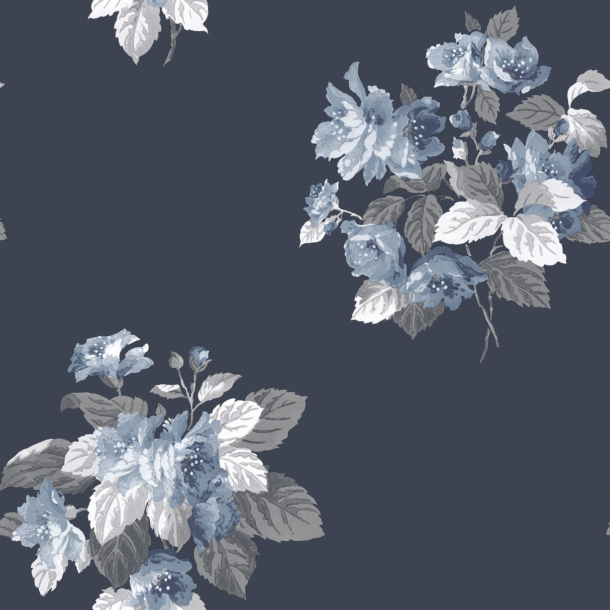 Galerie G78498 Blue Classic Bouquet - Eade's Wallpaper