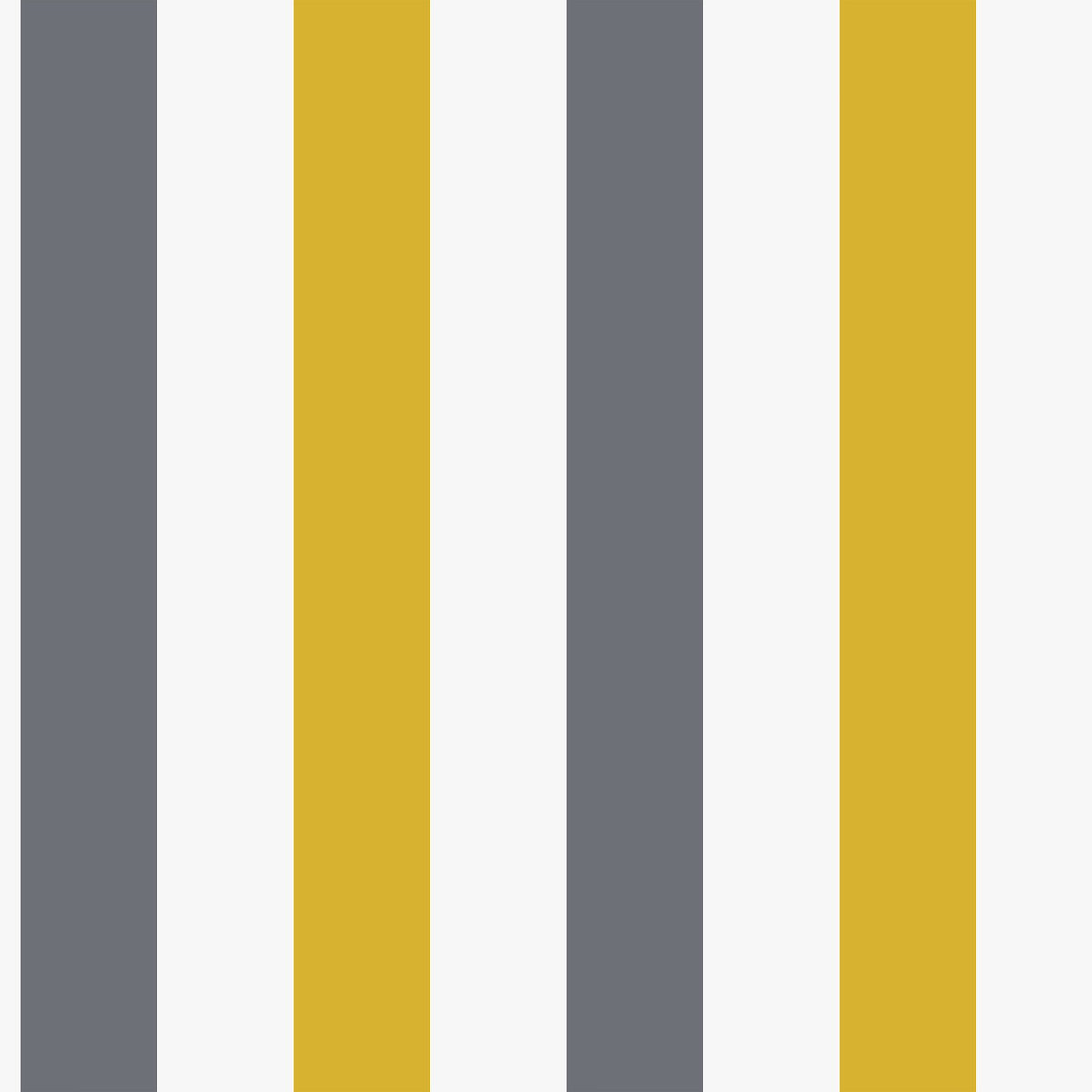 Galerie Kids and Teens 2 color Awning Stripe Yellow Wallpape