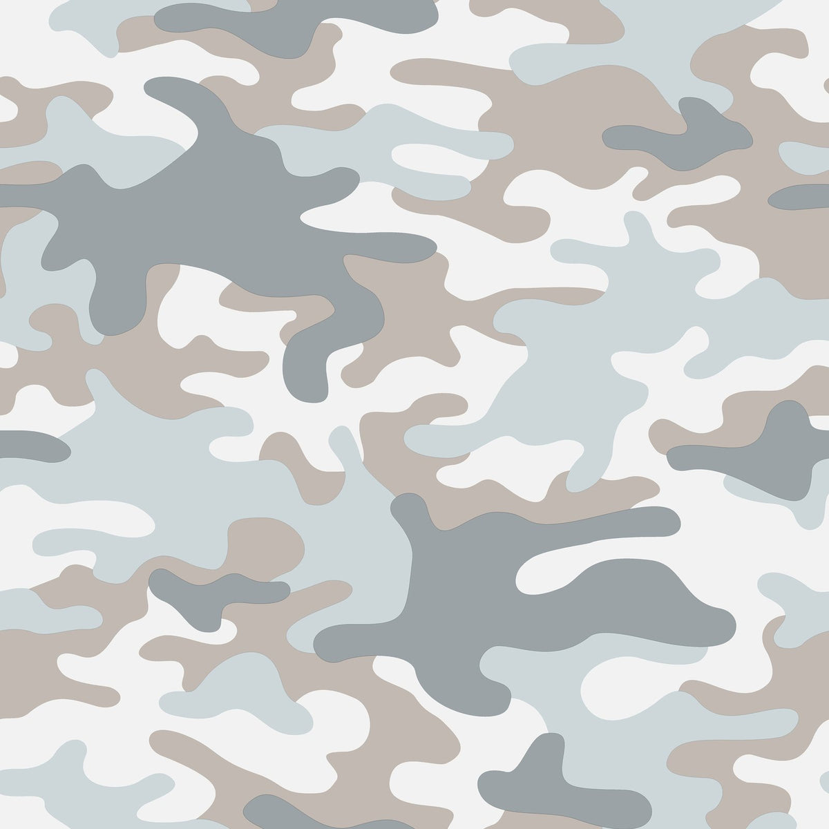 Galerie Kids and Teens Camo Blue Wallpaper G78554