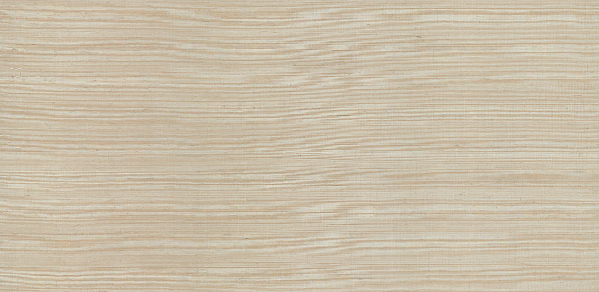 York GC0700DL Plain Sisal Grasscloth Taupe & Silver Wallpaper