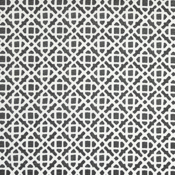 Mitchell MDS FF-2202-29 Contemporary,Diamond,Geometric,Small Scale,Trellis Rayan-Charcoal - Eade's Wallpaper