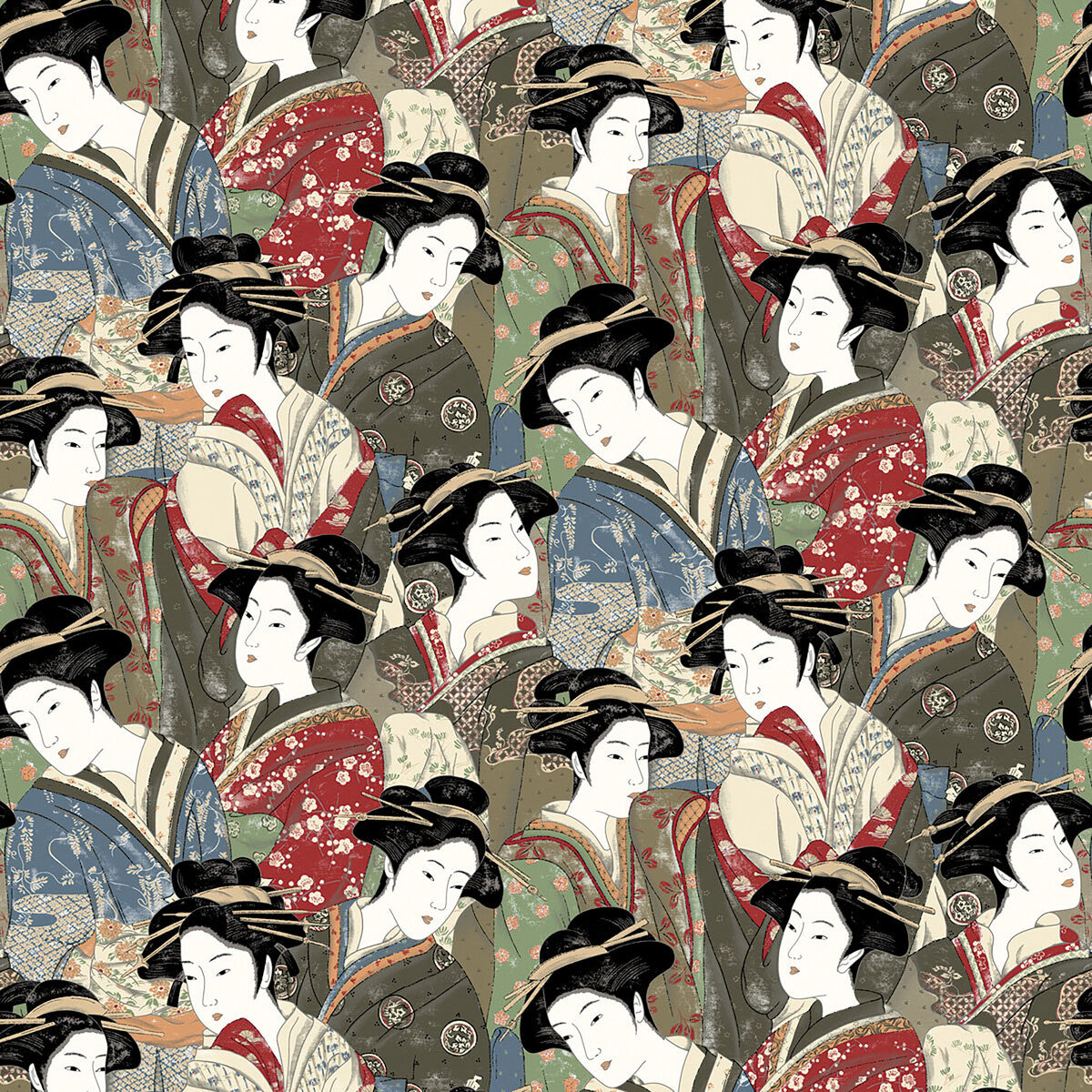 GASTON Y DANIELA GDT1597.003.0 MATSUYAMA AZUL Fabric - Eade's Wallpaper