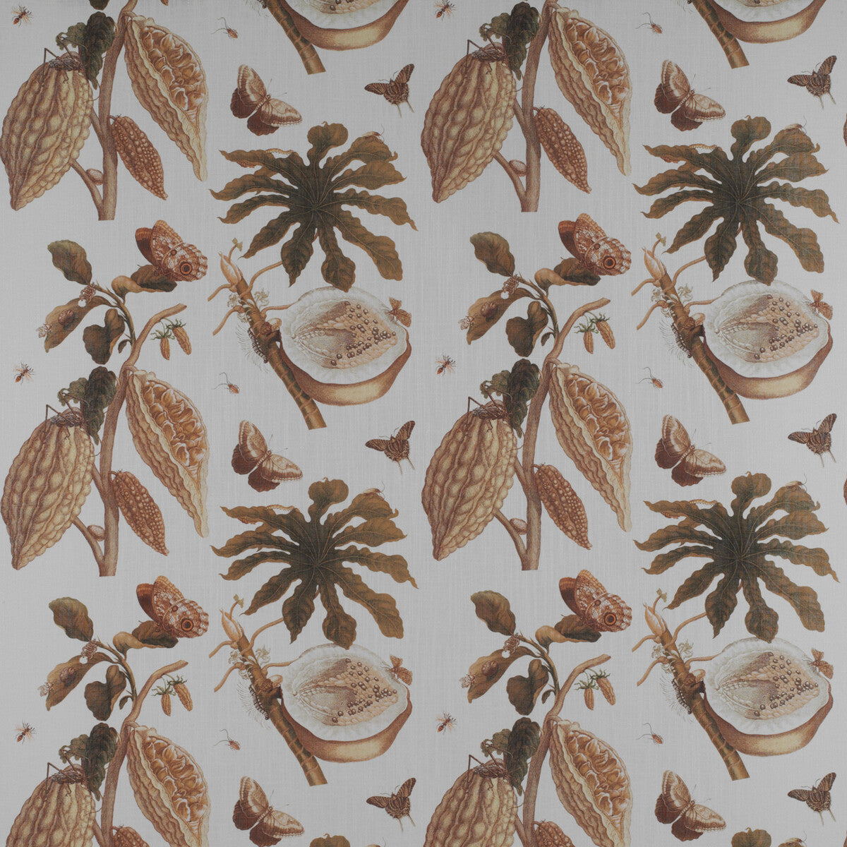 GASTON Y DANIELA GDT5212.002.0 RETIRO OCRE Fabric - Eade's Wallpaper