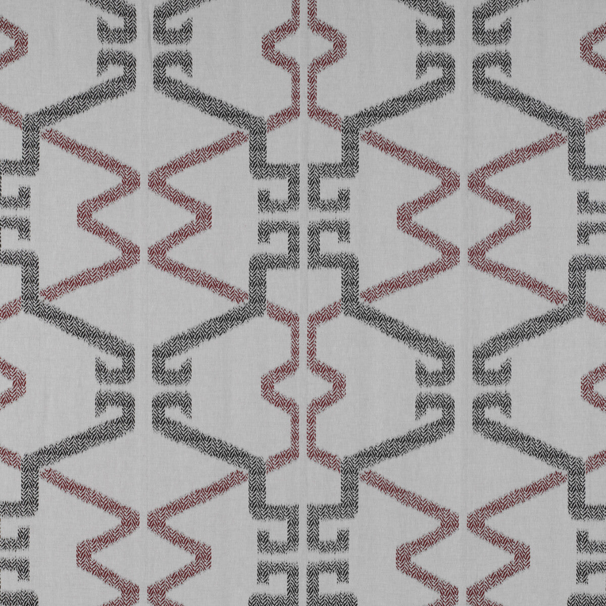 GASTON Y DANIELA GDT5314.003.0 CAPRERA ONYX/ROJO Fabric - Eade's Wallpaper