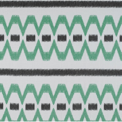 GASTON Y DANIELA GDT5316.003.0 LAMPEDUSA ONYX/VERDE MENTA Fabric - Eade's Wallpaper