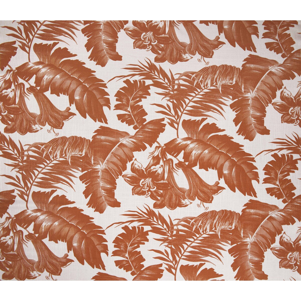 GASTON Y DANIELA GDT5401.1.0 PLANTATION NARANJA Fabric - Eade's Wallpaper