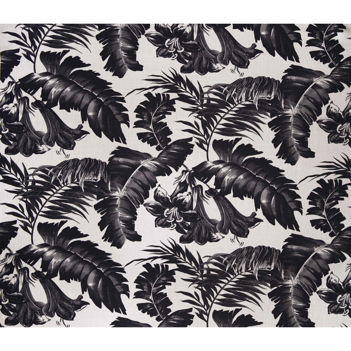 GASTON Y DANIELA GDT5401.6.0 PLANTATION BLACK Fabric - Eade's Wallpaper