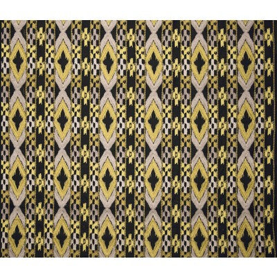 GASTON Y DANIELA GDT5403.4.0 QUEEN BLK/AMARILLO Fabric - Eade's Wallpaper