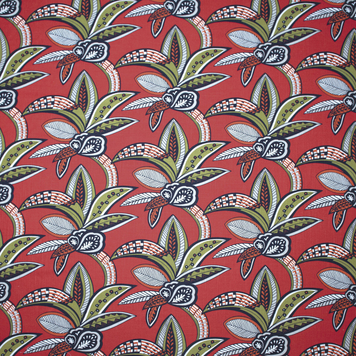 GASTON Y DANIELA GDT5426.1.0 TANZANIA CORAL Fabric - Eade's Wallpaper