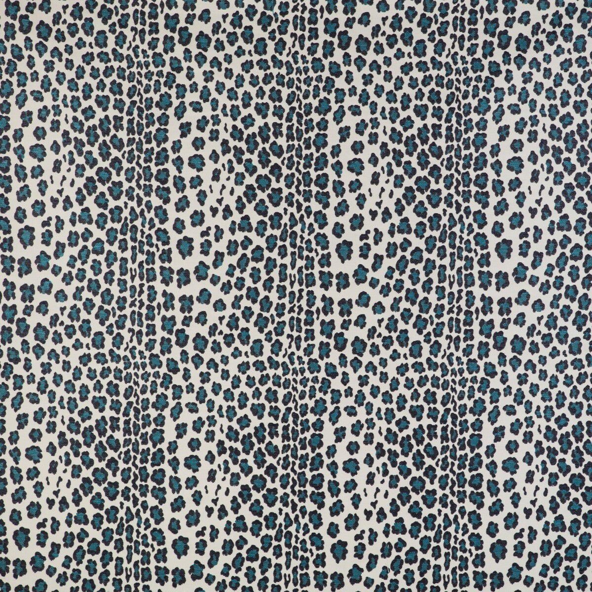 GASTON Y DANIELA GDT5515.001.0 LEOPARDO AZUL Fabric - Eade's Wallpaper