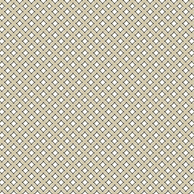GASTON Y DANIELA GDT5527.003.0 TRELLIS BEIGE/NEGRO Fabric - Eade's Wallpaper