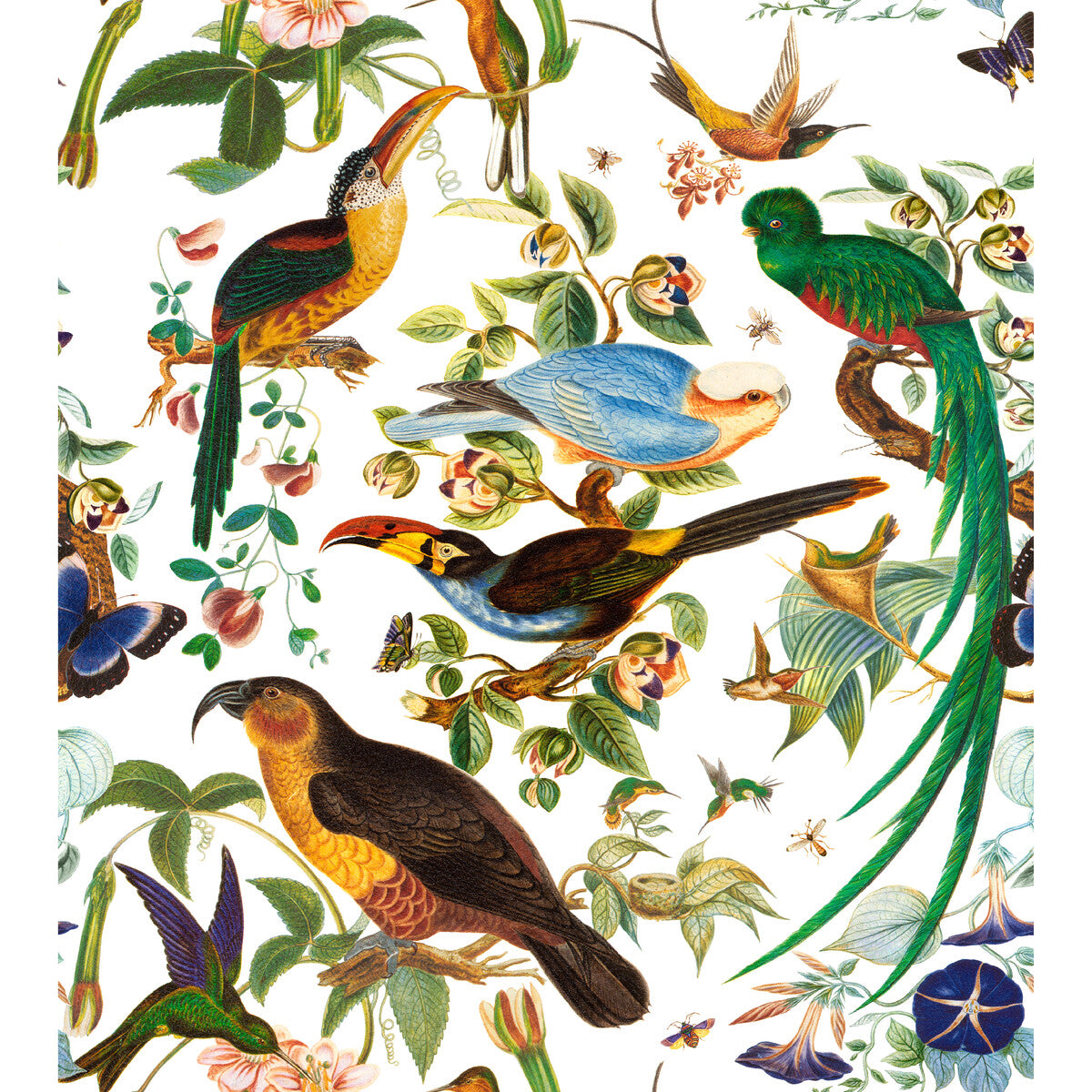 GASTON Y DANIELA GDT5562.001.0 OAXACA BLANCO Fabric - Eade's Wallpaper