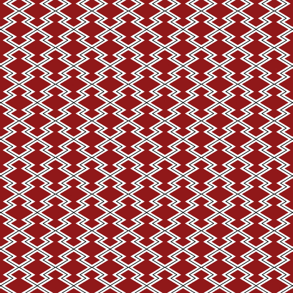 GASTON Y DANIELA GDT5625.001.0 HAYAMI ROJO Fabric - Eade's Wallpaper