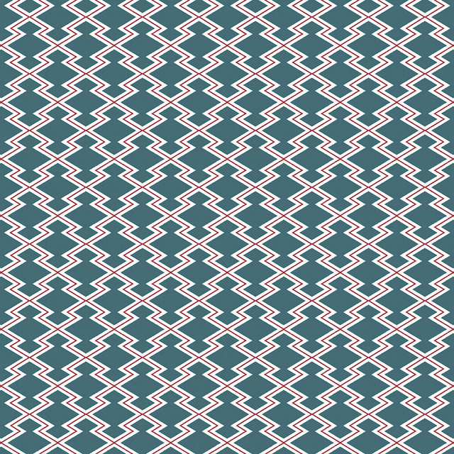 GASTON Y DANIELA GDT5625.005.0 HAYAMI AZUL CLARO/ROJO Fabric - Eade's Wallpaper