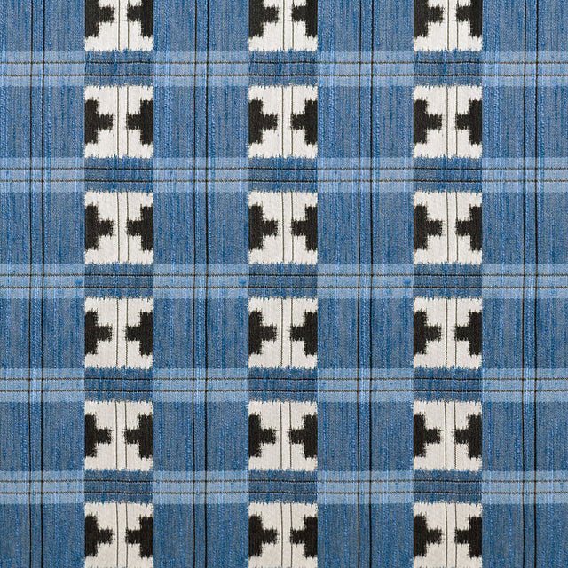 GASTON Y DANIELA GDT5633.002.0 TAKARA AZUL Fabric - Eade's Wallpaper