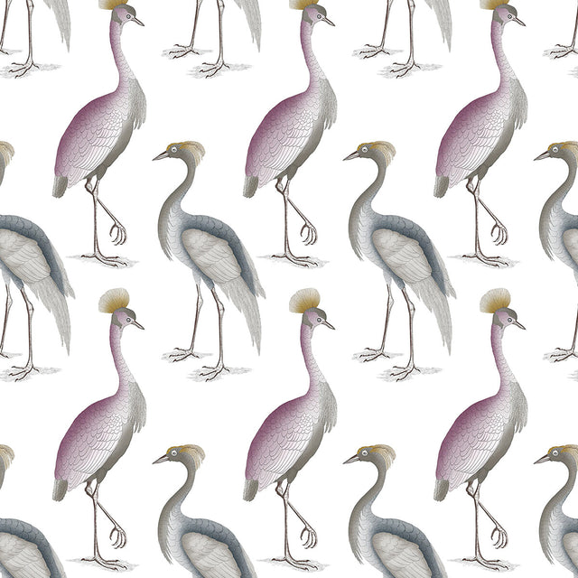 GASTON Y DANIELA GDT5649.001.0 GARZA REAL LAVANDA/AZUL Fabric - Eade's Wallpaper