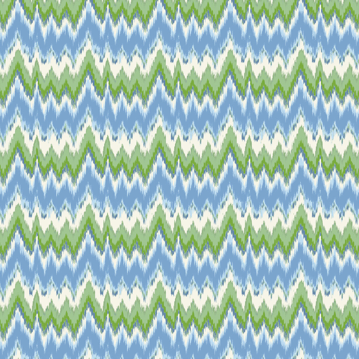 GASTON Y DANIELA GDT5677.004.0 CALA FIGUERA VERDE AZUL Fabric - Eade's Wallpaper