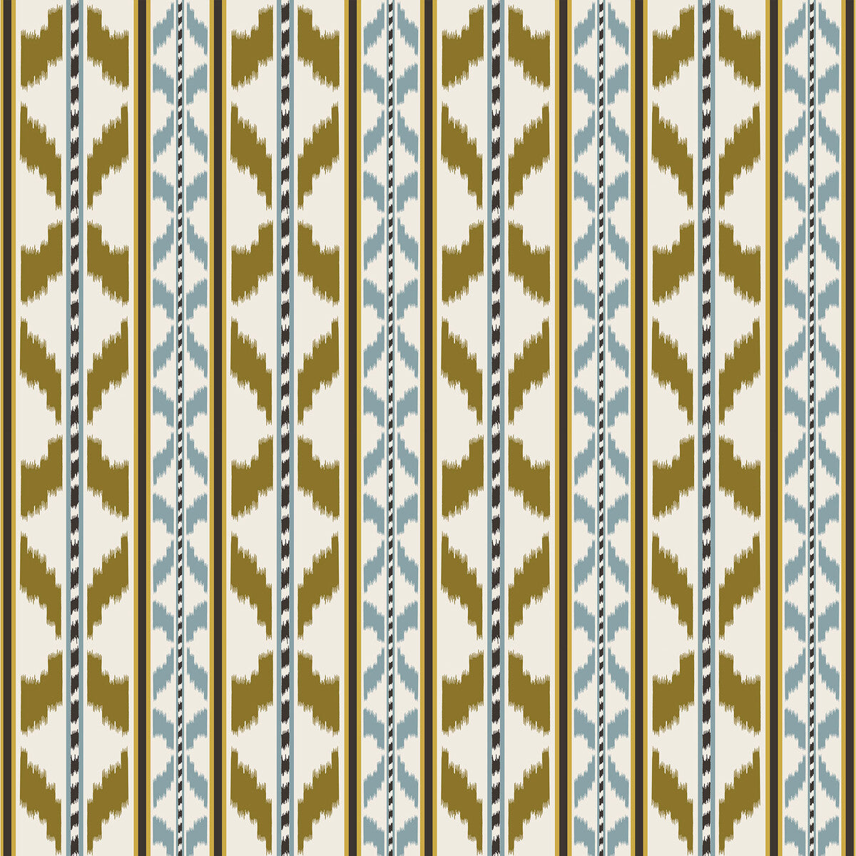 GASTON Y DANIELA GDT5680.001.0 CALA PETITA OCRE CHOCOLATE Fabric - Eade's Wallpaper
