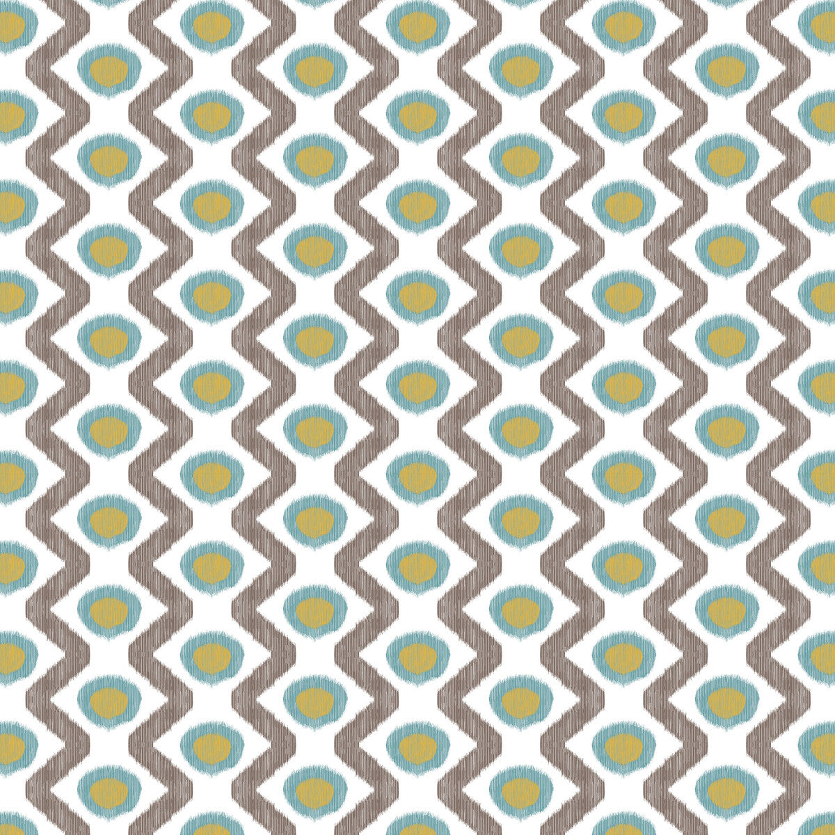 GASTON Y DANIELA GDT5681.002.0 CALA MARSAL AZUL MARRON Fabric - Eade's Wallpaper