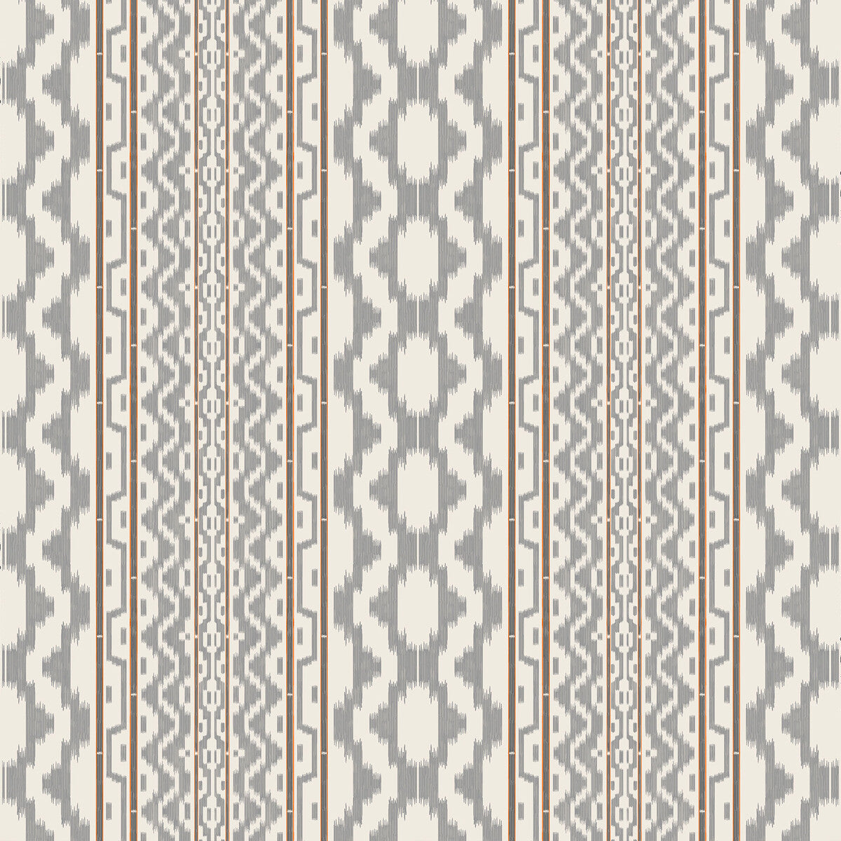 GASTON Y DANIELA GDT5682.002.0 CALA MURADA GRIS NARANJA Fabric - Eade's Wallpaper
