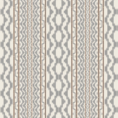 GASTON Y DANIELA GDT5682.002.0 CALA MURADA GRIS NARANJA Fabric - Eade's Wallpaper