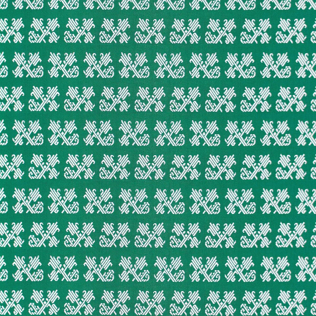 GASTON Y DANIELA GDT5699.002.0 TULIP VERDE OSCURO Fabric - Eade's Wallpaper