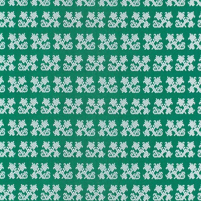 GASTON Y DANIELA GDT5699.002.0 TULIP VERDE OSCURO Fabric - Eade's Wallpaper