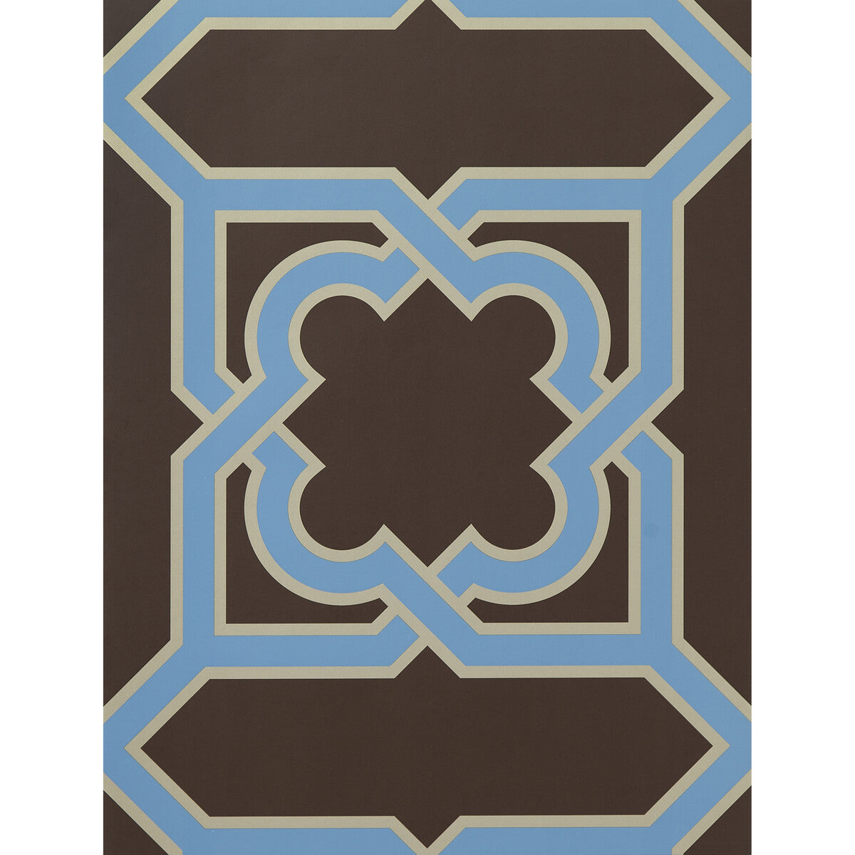 GASTON Y DANIELA GDW5257.005.0 MARTIN MARRON/AZUL Wallpaper - Eade's Wallpaper