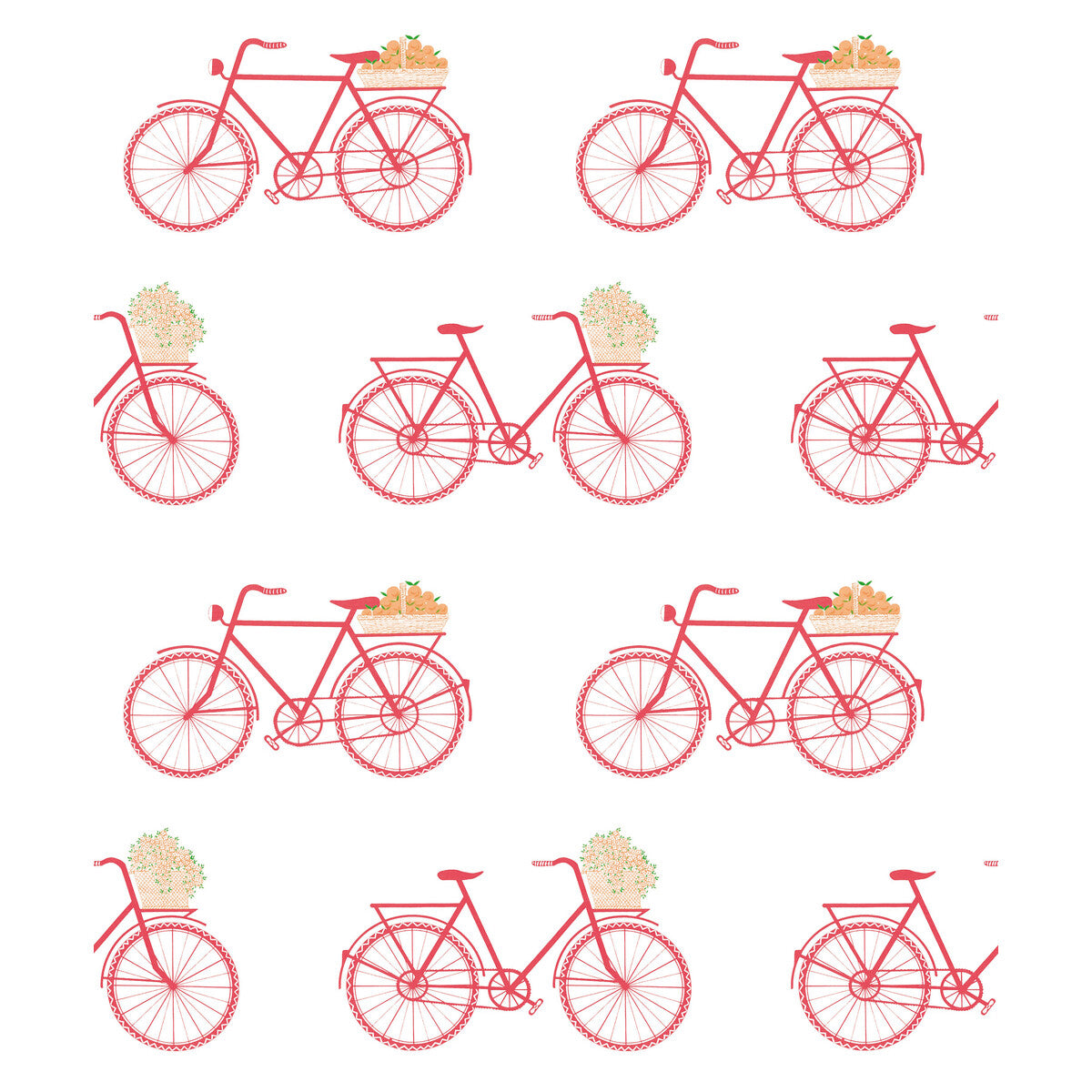 GASTON Y DANIELA GDW5435.001.0 BICICLETAS ROSA Wallpaper - Eade's Wallpaper
